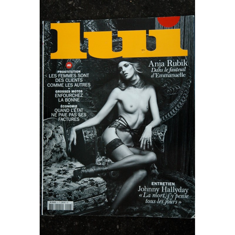 Lui Avril Cover Anja Rubik Integral Nudes Photo Mario Sorrenti