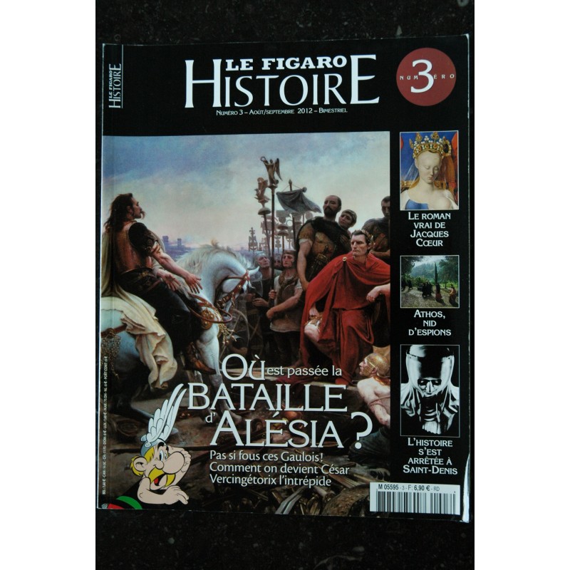 Le Figaro Histoire 3 2012 Cover Asterix Ou Est Passee La Bataille D