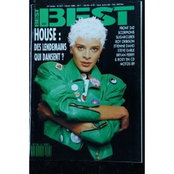 BEST 257 DECEMBRE 1989 COVER TEXAS AU TEXAS SERGE GAINSBOURG YOUNG GODS L'EUROBEAT HENDRIX