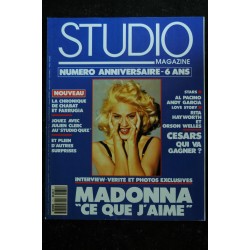 STUDIO 71 1993 COVER MADONNA INTERVIEW PHOTOS 8 PAGES BODY 1993 MADOONA CE QUE J'AIME NUMERO COLLECTOR 6 ANS