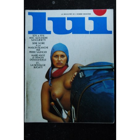 LUI 129 1974 OCTOBRE BLACHON BUGATTI CHARME VERNON MATISSE EROTIC FRANCOIS TROSANI SEXY ASLAN