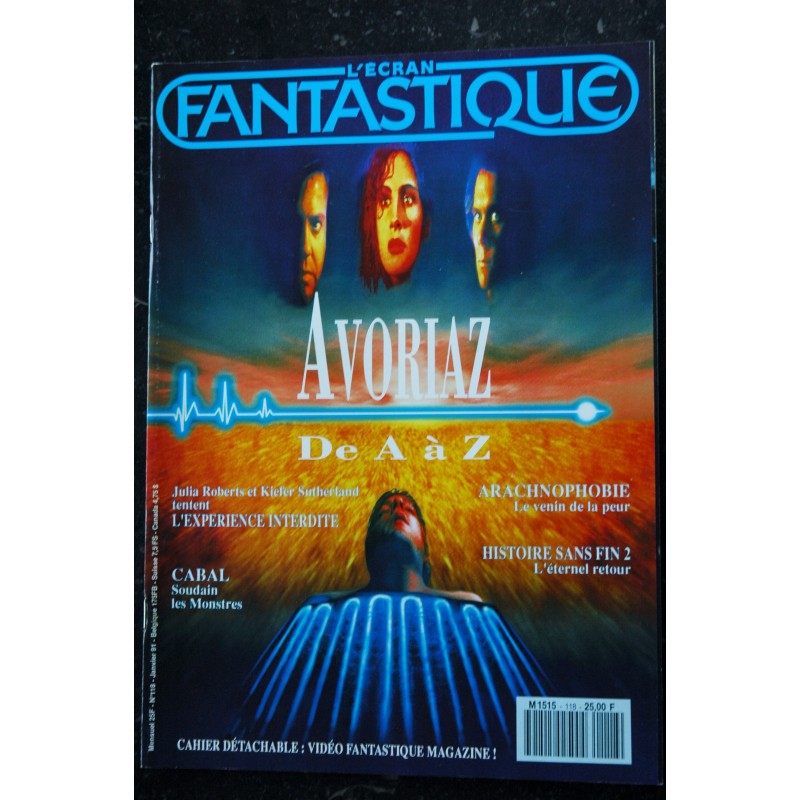 L'écran fantastique   n°117 * 1990 *  GHOST  La peite Sirène  DARKMAN  Les tortues Ninja Sailor et Lula