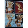 PLAYBOY 5 + 8 CARTE POSTALES PLAYMATES SAND ANDERSON CARRE OTIS ENTIEREMENT NUES