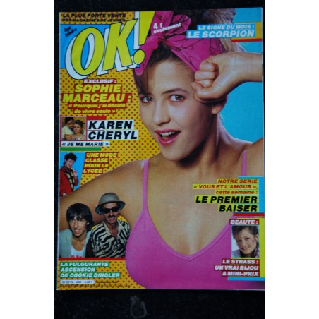 OK ! âge tendre 457  DERARD LANVIN  MYLENE FARMER JIMMY CLIFF MICHEL BLANC