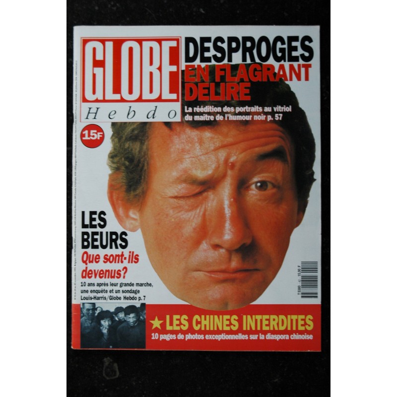 GLOBE Hebdo  40  * 1993 *  TOUCHE PAS A MES GUIGNOLS