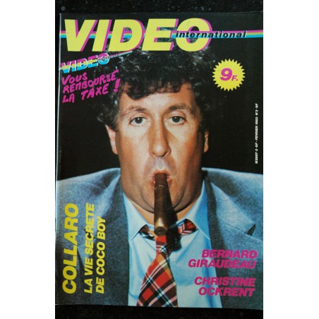 VIDEO international   3 février 1983  COLLARO GIRAUDEAU  OCKRENT