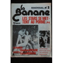 la Banane bimensuel n° 1  *  1975  *  TRES RARE *  Journal porno satirique  24 pages