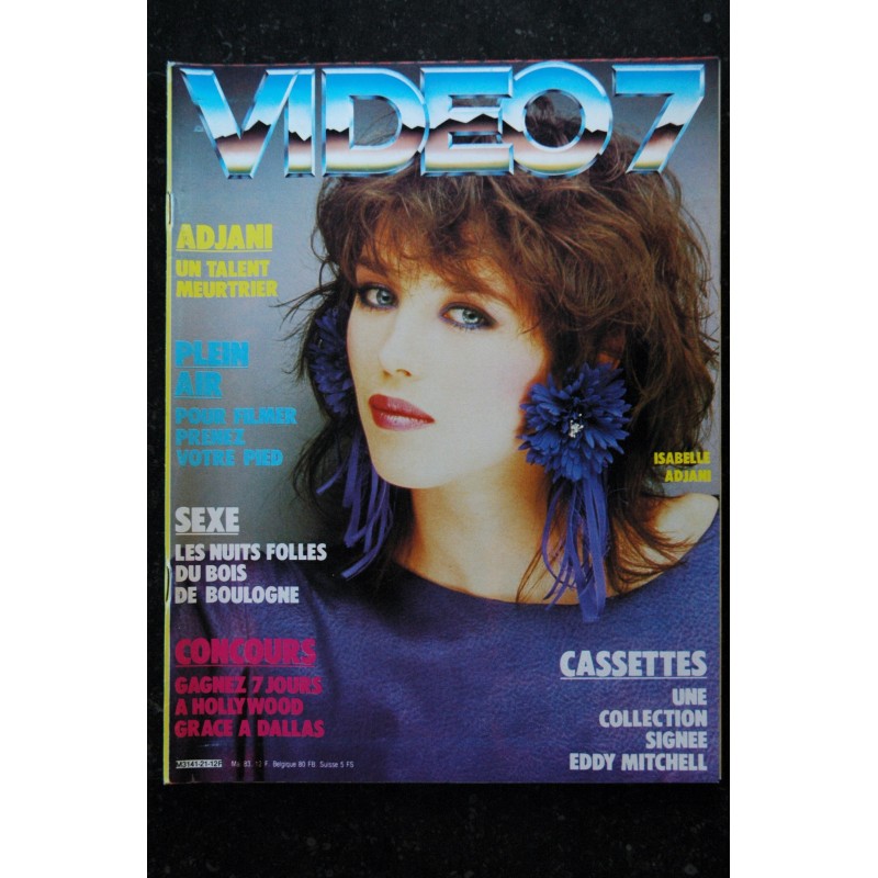 VIDEO 7 020  N° 20  1983  LINO VENTURA PERYL STREEP Paul MICHAEL GLASER Jessica LANGE   + CAHIER EROTIC