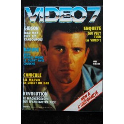 VIDEO 7 025  N° 25  1983  JAMES BOND  SEAN CONNERY ROGER MOORE Robert DE NIRO   + CAHIER EROTIC