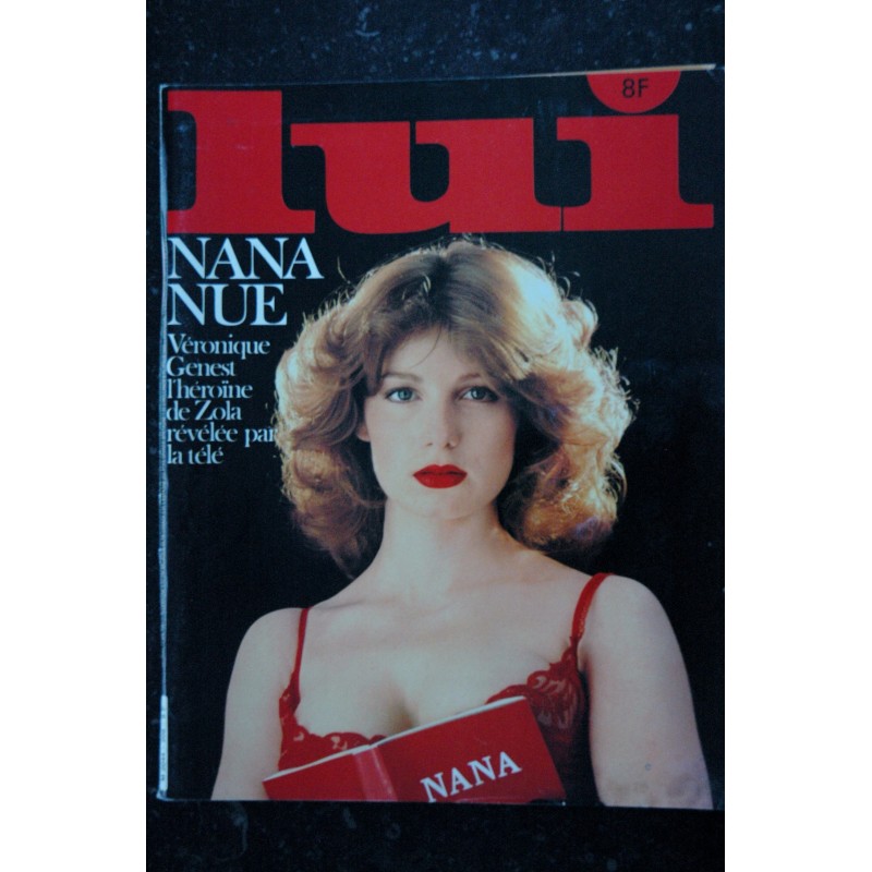 LUI 208 MAI 1981 COVER VERONIQUE GENEST NUE DIANA OLIVIER GIRAUD CATHY ODELLO