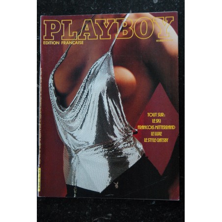 PLAYBOY 075 N° 75 STYLE GATSBY MITERRAND & SEVRAN MONDINO PHOTO POMPEO POSAR CHARME 80