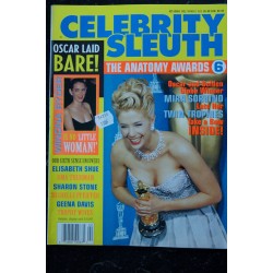 CELEBRITY SLEUTH Vol 10  n° 01  Pamela Anderson Gena Lee Nolin Natalie Jay Tea Leoni Roxanne Hart Lauren Hutton