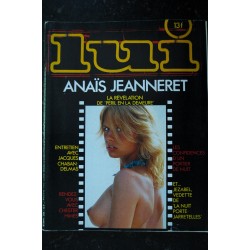 LUI 255 COVER ANAIS JEANNERET NUE ENTRETIEN JACQUES CHABAN-DELMAS JEZABEL NUDE FABIO BERTI