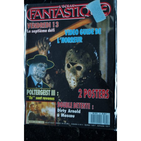 L'écran fantastique   n° 93  * 1988 *  SPECIAL HORREUR ZOMBIES ALIENS MUTANTS FLIC OU ZOMBIE + POSTERS