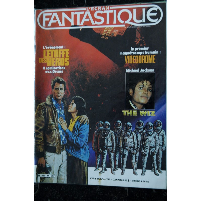 L'écran fantastique   n° 107  * 1989 *  COVER BATMAN SUPER STAR SYLVESTER STALLONE HAUTE SECURITE BORIS KARLOFF MARTIANS GO HOME