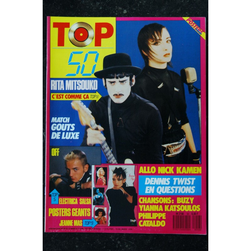 TOP 50 056 N° 56 RITA MITSOUKO NICK KAMEN DENNIS TWIST OFF JEANNE MAS BUZY