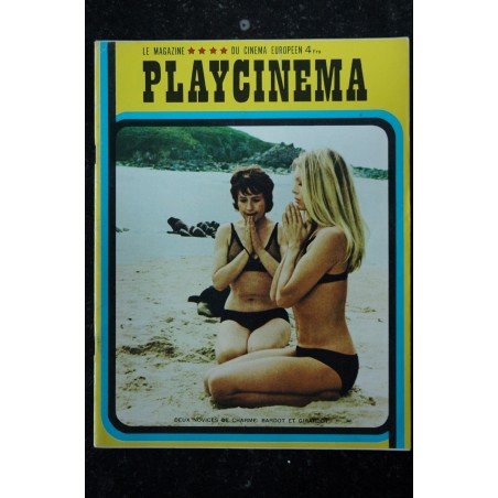 PLAYCINEMA 1971 COVER BRIGITTE BARDOT & ANNIE GIRARDOT RAQUEL WELCH LISA COLLINS RALPH NELSON MARIE-FRANCE PISIER