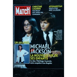 PARIS MATCH N° 3187 2010 MICHAEL JACKSON  Un an après La nouvelle vie de ses enfants