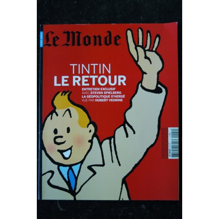 LE FIGARO BEAUX ARTS 11 2007 HORS SERIE SPECIAL TINTIN A LA DECOUVERTE DES GRANDES CIVILISATIONS HERGE