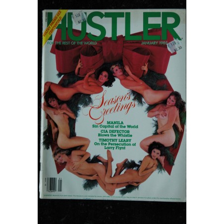 HUSTLER Vol. 11 N° 07   1985/01   Cold snatch Manila Living Dolls Frank Snepp Roxanne CANDACE Matti Klatt James Baes