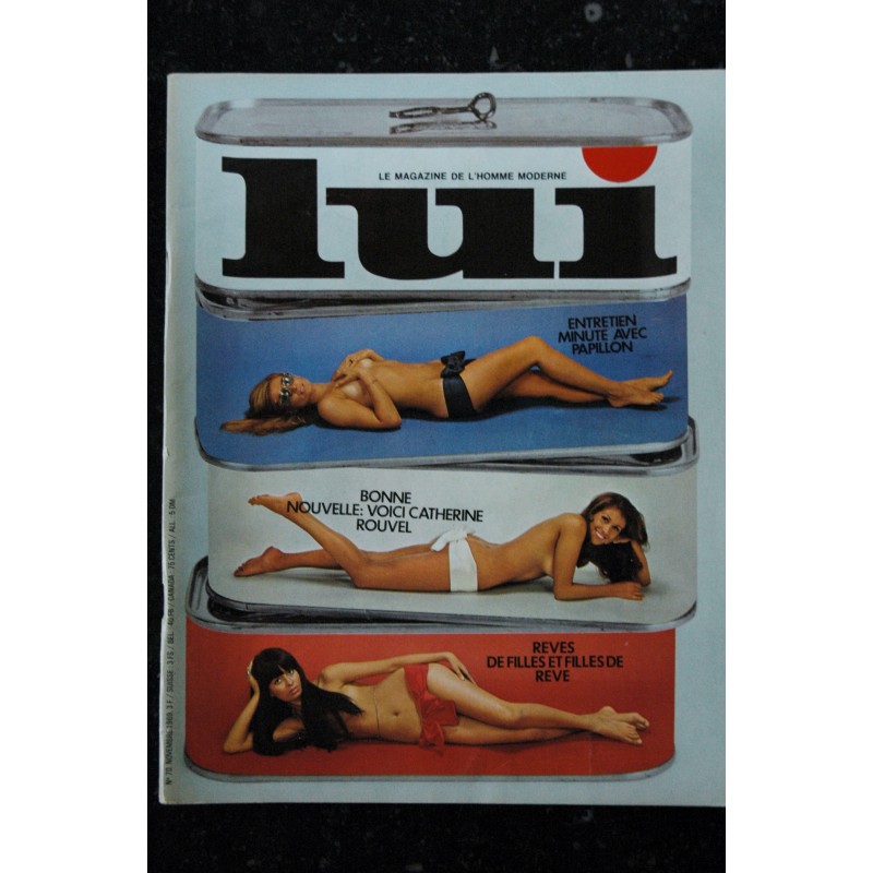 LUI 70 HOVIV CATHERINE ROUVEL NUE MICHEL AUDIARD MELVILLE EROTIQUE PIN-UP ASLAN