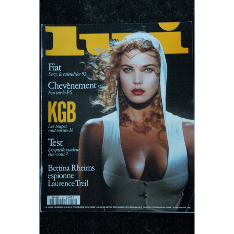 LUI 052 N° 52  BETTINA RHEIMS LAURENCE TREIL NUE IRVING PENN JUMINER+ CALENDRIER FIAT 92