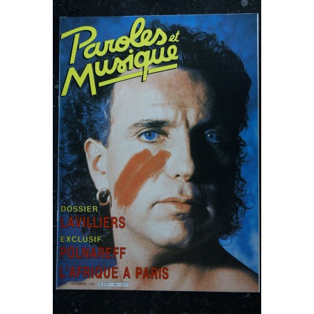 Paroles & Musique    63   * 1986  10 *  Dossier JEANNE MAS  BREL  BUARQUE  VANNIER  MALICORNE  DESPROGES