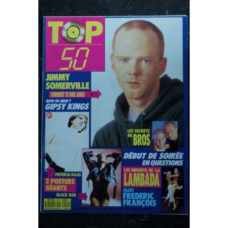 TOP 50 200 1990 COVER FRANCOIS FELDMAN ROCH VOISINE TEXAS + POSTERS LES N°1