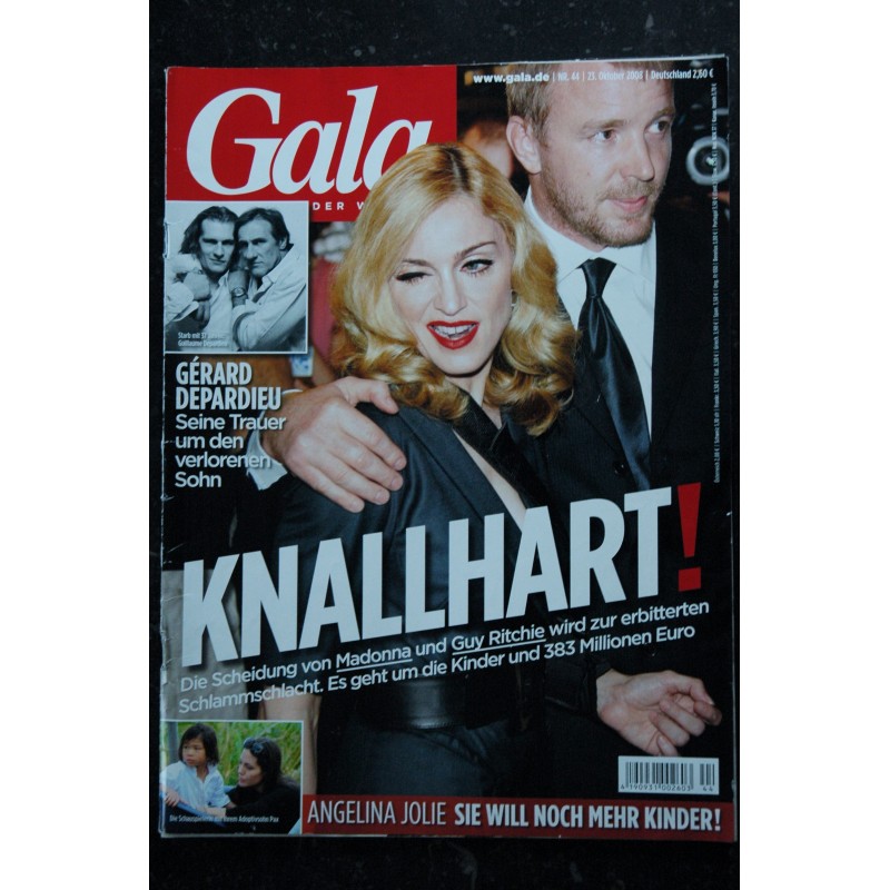 GALA de n°  44 Cover MADONNA Der Kampf ums Glück - German Magazine - 2017