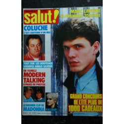 SALUT ! 280 18 JUIN 1986 COVER MADONNA + POSTERS 7 + BELLES PHOTOS SANDRA JEAN-LOUIS AUBERT AL CORLEY
