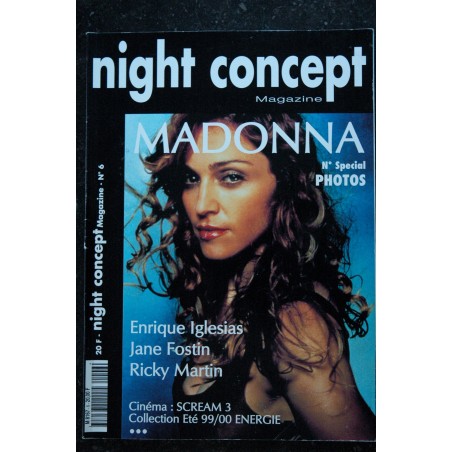 NIGHT LIFE n° 40 Cover MADONNA LA LEGENDE...  + 4 Pages - Matt POKORA 2008 09