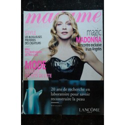 MADAME FIGARO 19807 COVER MADONNA MAGIC RENCONTRE EXCLUSIVE A LOS ANGELES 2008 04