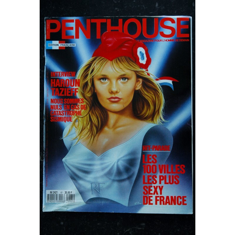 PENTHOUSE 1990 061 N° 61 CHENEY JEAN MICHEL NICOLLET BOB DENARD STEPHANIE PAGE INTEGRAL NUDE