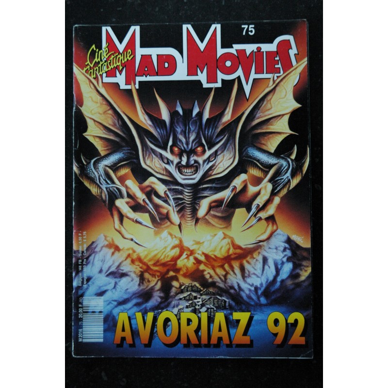 Ciné Fantastique MAD MOVIES  n° 69  * 1991 *  SPECIAL AVORIAZ 1991  HIGHLANDER 2