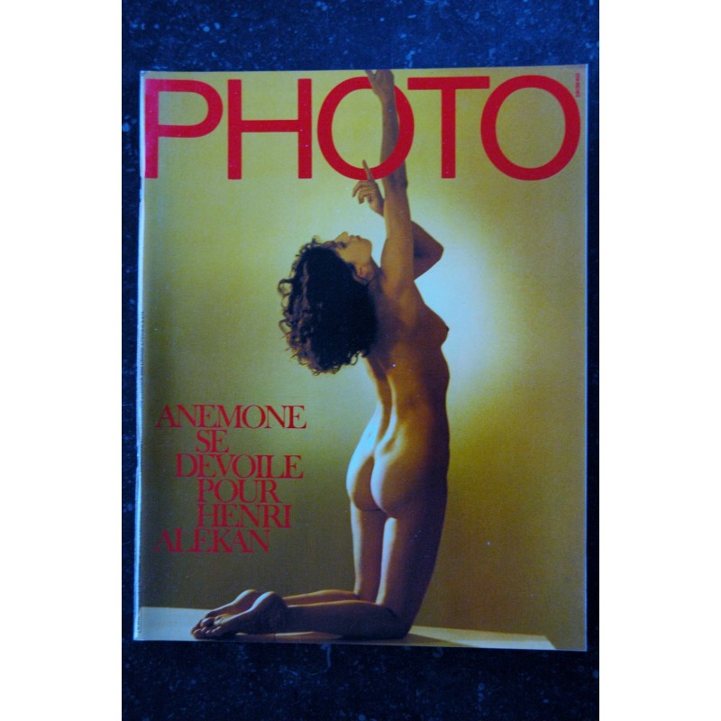 PHOTO 218 ANEMONE ENTIEREMENT NUE GUY BOURDIN VOGUE SEXY F. KAN FOLLE NUIT PARIS