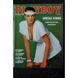 PLAYBOY 091 JUIN 1981 INTERVIEW YANNICK NOAH JAMES BOND GIRLS NUDES SPECIAL TENNIS BORG NOAH MODE ROLAND GARROS