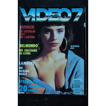 VIDEO 7 060  N° 60  1986  MADONNA  GINGER LYNN PRINCE     + CAHIER EROTIC
