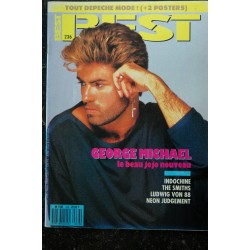 BEST 236 MARS 1988 COVER GEORGE MICHAEL INDOCHINE THE SMITHS LUDWIG VON 88 NEON JUDGEMENT + POSTERS DEPECHE MODE