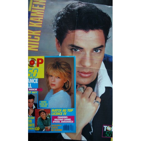 TOP 50 063 1987 05  COVER FRANCE GALL GRAZIELLA DE MICHELE CARTE DE SEJOUR POSTERS NICK HAMEN  GRAZIELLA DE MICHELE