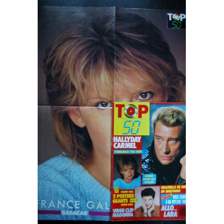 TOP 50 062 1987 05   HALLYDAY CARMEL FRANCE GALL MADONNA LARA NICK HAMEN