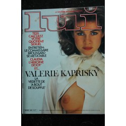 LUI 235 AOUT 1983 COVER VALERIE KAPRISKY NUDE REISER INTERVIEW PAUL-LOUP SULITZER