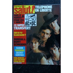 Salut ! 175 JUIN 1982 COVER ROLLING STONES 12 PAGES + POSTER MICK JAGGER TRUST BALAVOINE