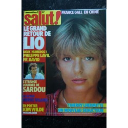 SALUT ! 180  18 au 31 août 1982 Balavoine Cover + 6 p. - Clash - Sardou - Posters Scorpions Presley