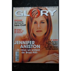 GLORY 8  Jennifer Aniston Cover + 12 p. - Lara Croft - Françoise Hardy - Robert de Niro - Stanley Kubrick - 130 p. - 2008 12