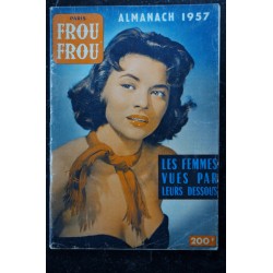 Paris FROU FROU Almanach 1957 - RARE - Giovanna Ralli - Kay Martin   - Vintage  100 pages