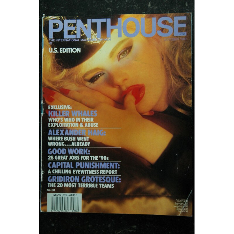 PENTHOUSE US 1989/10 Diana Van Gils Miriam Hendriks Alexander M. Haig Jr.