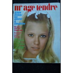 mademoiselle age tendre n°  48 1968 11 France Gall Alain Delon Twiggy Belmondo CloClo Truffaut Laure Sawicki