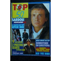 TOP 50 045  1987  01   *   SARDOU DEPECHE MODE  STEPHANIE  LOEB DOROTHEE  Yves RENIER