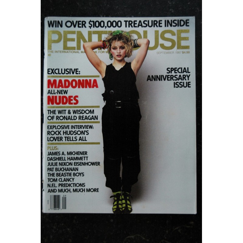 PENTHOUSE US 1987/09 COVER MADONNA Stephanie Page Marc Christian MADONNA Julie Eisenhower