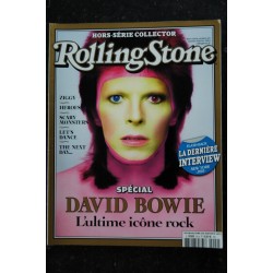 ROLLING STONE L 18588 David BOWIE Spécial  - Ziggy - Heroes - Scary Monsters ... 84 pages 2014 01
